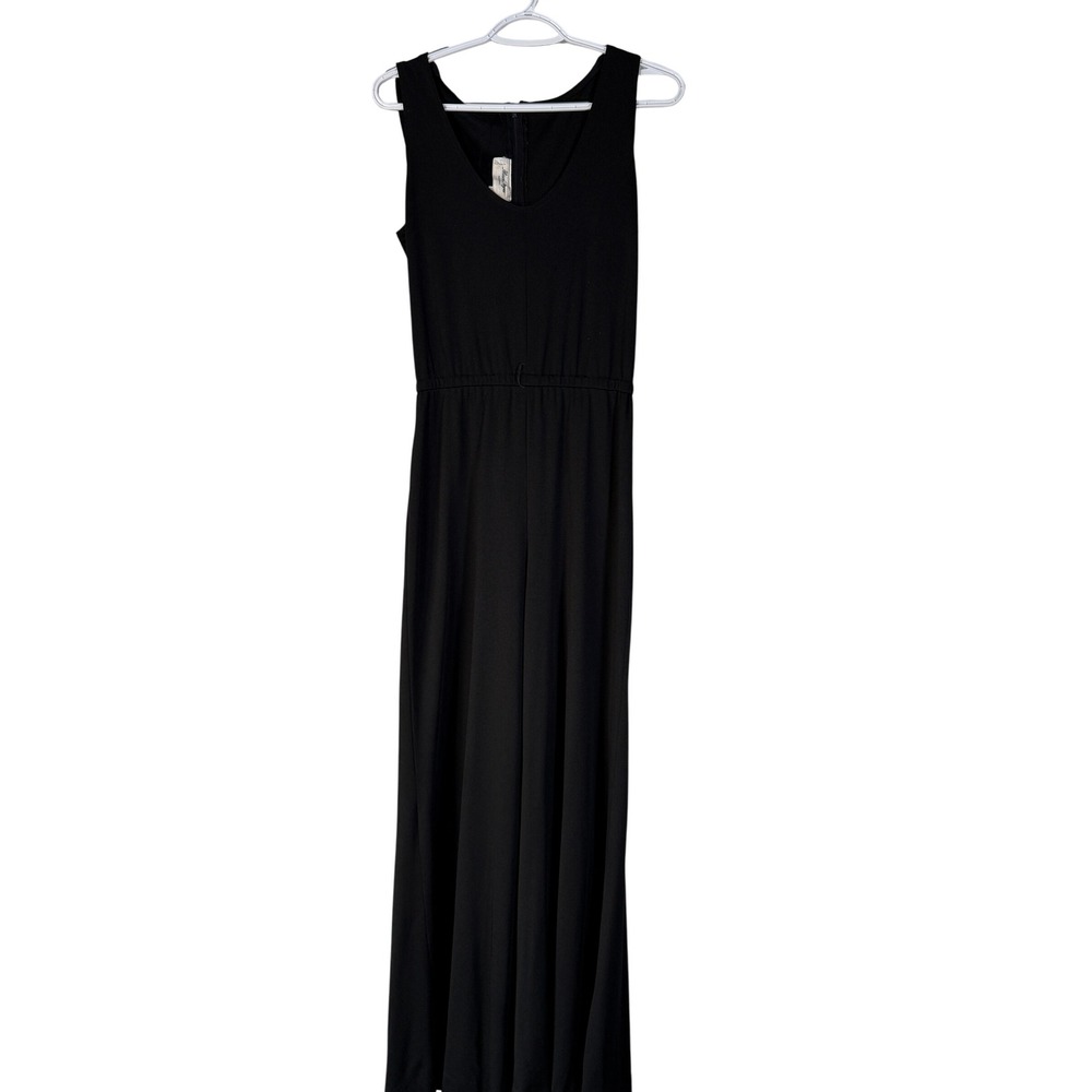 Vintage Alison Ayres Original Black Sleeveless Maxi‎ Dress/pants